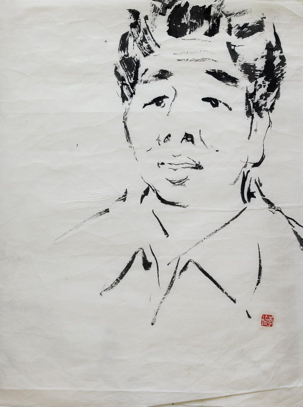 李琦 国画人物其二 中国画 43cm�32cm